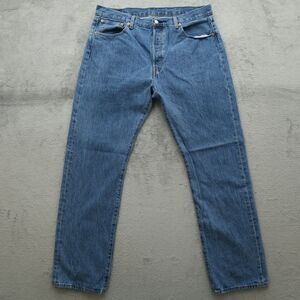 Levi's 501 Jeans Mens Size 38x34 Blue Original Straight 100% Cotton Denim Pants